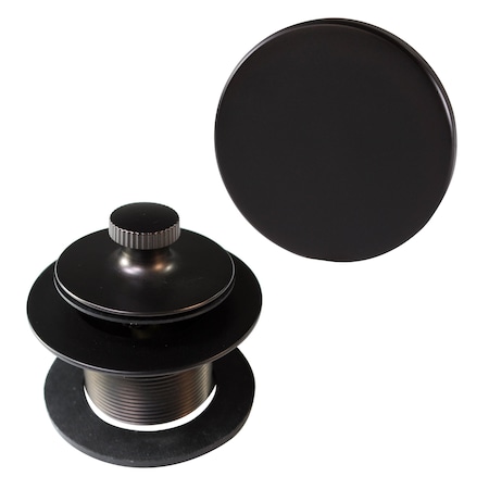 Westbrass Twist & Close Universal Tub Trim W/ Floating Faceplate in Oil Rubbed Bronze D94HK-12